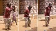 Rice don dey fire: Man in red polo dances with intense happiness, does nice legwork, sweet video causes stir