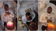 Davido at 29: Singer says heartfelt prayer to God before blowing candles on 'humble' birthday cake