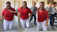 "Great mother": Woman who has no legs joins her kids to dance 'Jerusalema' by Master KG, video emerges
