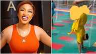 It’s a shame you can’t touch it: Tonto Dikeh claps back at those dragging her for exposing undies at a park