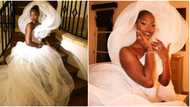 “Press their necks”: Tems unapologetic as she finally reacts to Oscar outfit drama, shares more photos