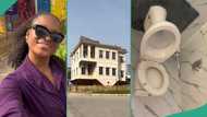 Lady tours upside down house built by Landmark Lagos, shares video of fascinating interior