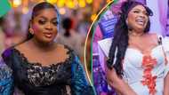 "Micheal Jackson of our time": Eniola Badmus mocks Laide Bakare's unusual outfit at her book launch