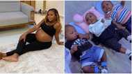 "God is still at work": After 2 miscarriages, Nigerian woman welcomes triplets, 2 boys, 1 girl