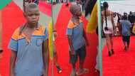 "He will go far": Young boy in slippers walks the runway with elegant models during Aba fashion show