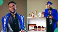 FUTA student flaunts academic laurels won as he graduates with first class in physiology