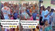Lady slaps pastor who proposed to her inside the church, video causes buzz online