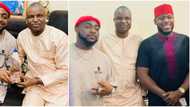 DCP Abba Kyari hosts singer Davido and BBNaija's Frodd (photos)