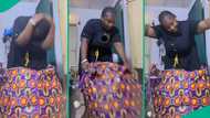 Lady reacts as husband returns her to father's house with her properties, video trends online