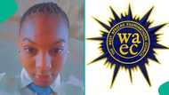 Lady breaks down after seeing her 2026 WAEC result, shares it online, asks God emotional question