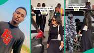 Man who met Regina Daniels at airport shares his observation about her walking step, video trends