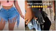 What I ordered: Lady shares video of fringed shorts she got from online vendor