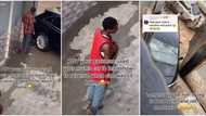 "He wanted to be a baller": Gateman rides boss' car in her absence, bashes it & spoils her gate in viral video
