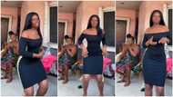 "My mama for stone me": Lady wearing gown dances in mum's presence, she looks at her with 'bad eye'