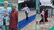 Lady who lost mum gets emotional as stepmother lays wrapper for her on sign-out day, people react