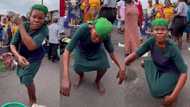 "Retired slay queen": Market woman abandons her smoked fish, performs electrifying sweet dance in viral video