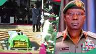 Taoreed Lagbaja: Tears, tributes as late Chief of army staff is laid to rest, video goes viral