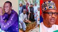 Buhari: Heartbroken man shares what made him cry while watching ex-president’s burial, people react