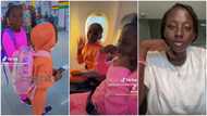 "I tap from this blessing": Mother finally succeeds, flies out her children to America in emotional video
