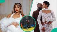 Chioma plays in twins playground, amazes many as she happily jumps on trampoline with steeze
