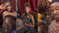 "My girlfriend is having cramps": Caring Nigerian man storms market, buys foodstuffs for lover in romantic video