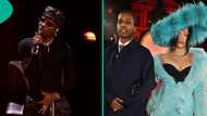 Wizkid performs at 2024 British Fashion Awards, spotted with Rihanna, ASAP Rocky, others in videos