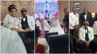 "Officially a married man": Isreal DMW shares photo as he ties the knot in white wedding ceremony