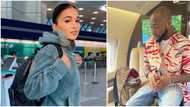 US pop star Enisa excited as she flies to Atlanta for music video shoot with Davido