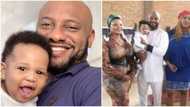 Despite backlash from Nigerians, Yul Edochie and 2nd wife reportedly take their son to church for dedication