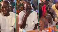"I can't stop crying": Bride's father cries profusely as He gives his daughter out in marriage