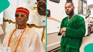 Wizkid spots Falz at an event and his reaction gets people talking, video trends online