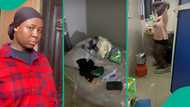 "God, I don suffer": Lady shares video of room, bed, and clothes after water incident, post trends