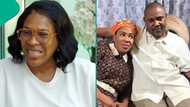 Moment Faithia Balogun playfully shut down idea of referring to Saidi Balogun as her ex-husband