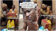 "It really hurt": Old man who stole 1 pack of noodles to feed himself turns "overnight" millionaire in video