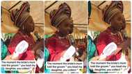 "If you touch her, you go collect wotowoto": Mother of bride warns groom at wedding