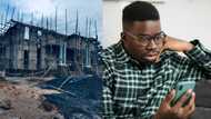 "After 6 years": Man who has been sending money home for house project discovers his family looted it