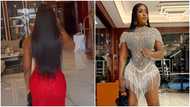 "You just came out, relax small": Video as Blessing CEO steps out of prison, flaunts body in red stunner gown
