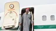 After 3 days away in Saudi Arabia for OIC summit, President Buhari returns to Abuja (photos)