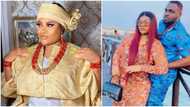 "Eyah sorry don't cry": Nkechi Blessing and lover make fun of heartbroken fan who hung her photos in his house