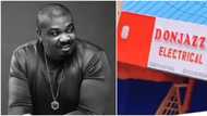 Call me if you need electrician: Don Jazzy jokingly declares as an electrical shop that bears his name emerges