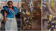 Mama Burna Boy steals the show at family's Christmas party, spotted rocking the dance floor energetically