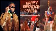 "D best of all time": Video from Burna Boy's on stage 32nd birthday celebration in the Netherlands stuns many