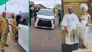Davido rides car gifted to him at Chivido in Osun with heavy security, Isreal DMW spotted