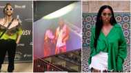 "Guess they are dating": US singer Omarion brings Tiwa Savage out at O2 concert, fans scream in video