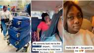 "Goodbye Nigeria, hello UK": Mum fights back tears as her daughter relocates abroad, video melts hearts