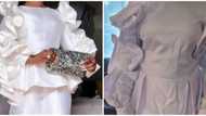 This style is called speechless: Reactions as abroad-based lady shares outfit received from Ibadan tailor