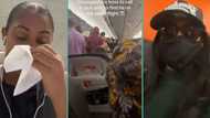 After texting her boss claiming to be sick, lady unexpectedly meets him on same flight, video trends