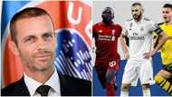 Good news as UEFA president reveals when football leagues will resume