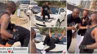 I am now a car owner o: Davido’s PA Isreal shouts in excitement as singer rewards him with Venza for being loyal