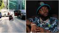 Davido shows off his fleet of cars minutes after acquiring a 2023 Maybach: "Show me a bigger force"